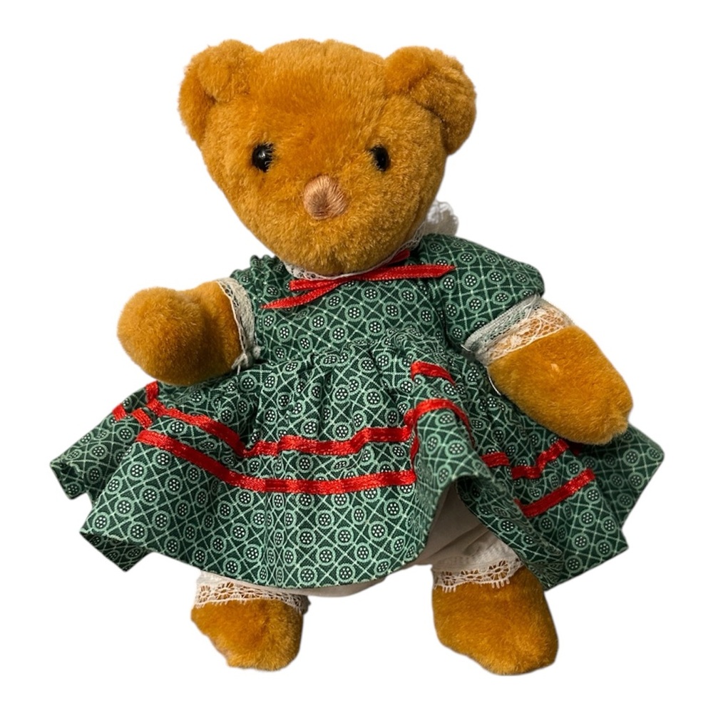 💎5/$25 Madame Alexander well dressed bears little red riding hood teddy bear 80s